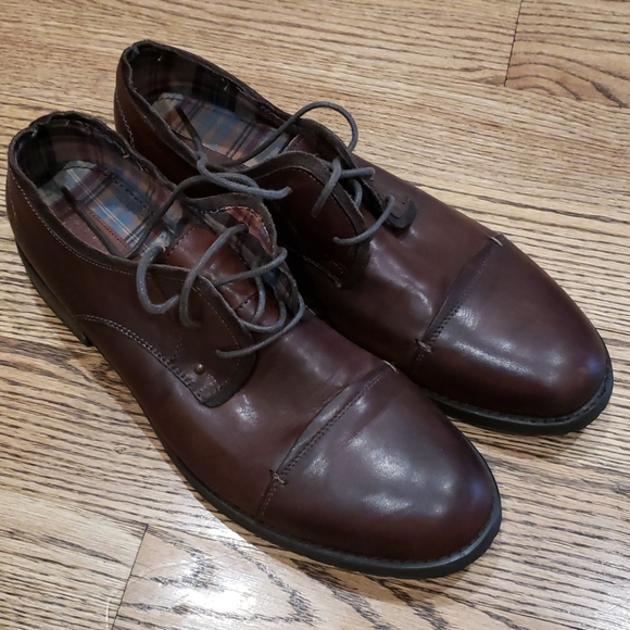 Bed Stu Volstead Ox Cap Toe Brown Leather shoe